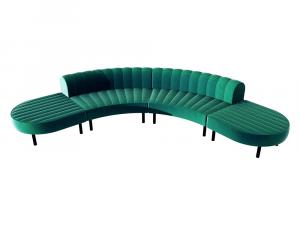 Endless Low Back Comma Sectional