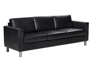 CESS-123 -- Naples Sofa, Powered -- Trade Show Furniture Rental