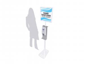 REA-907 Hand Sanitizer Stand w/ Graphic